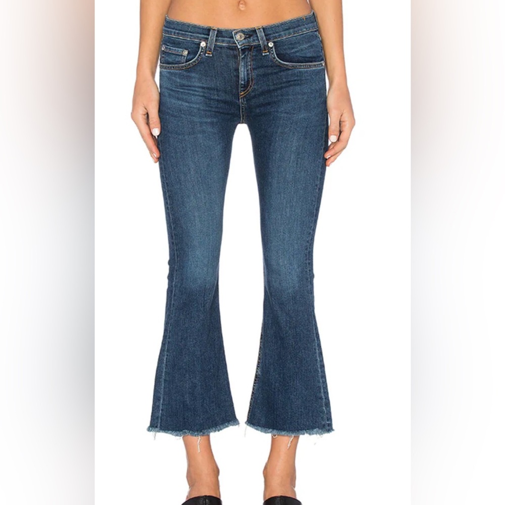 Rag & Bone Paz Crop Flare Jeans